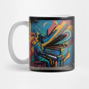 Musician playing piano Mug